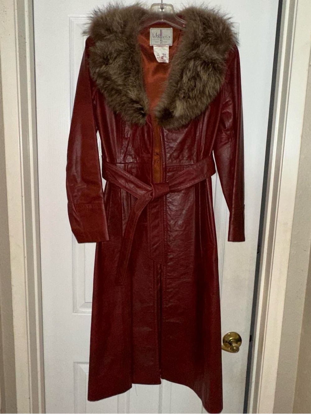 Wilson’s Suede and Leather Trench Coat Women’s